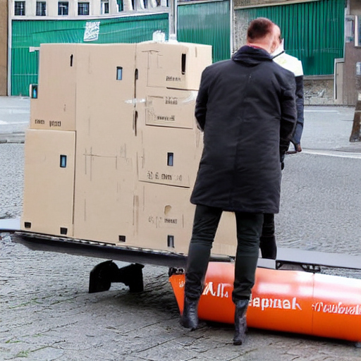 Polizeibericht Paketbote mit Schreckschusswaffe bedroht - Festnahme