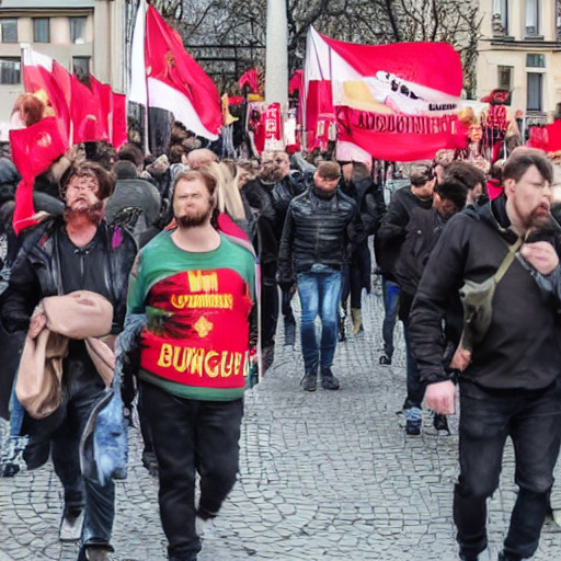 Polizeibericht Hausfriedensbruch und Verstoß gegen das Versammlungsfreiheitsgesetz Berlin - Demonstrierende auf dem Seitenflügel des Brandenburger Tors