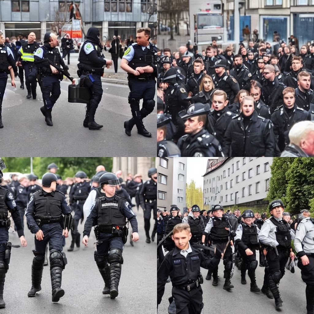 Kind und Jugendlichen angegriffen, Hitlergruß gezeigt und Polizist rassistisch beleidigt – Festnahmen