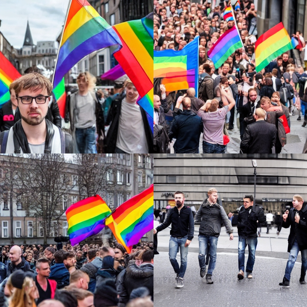 Polizeibericht Homophob beleidigt und geschlagen - Wer kennt diese Männer?