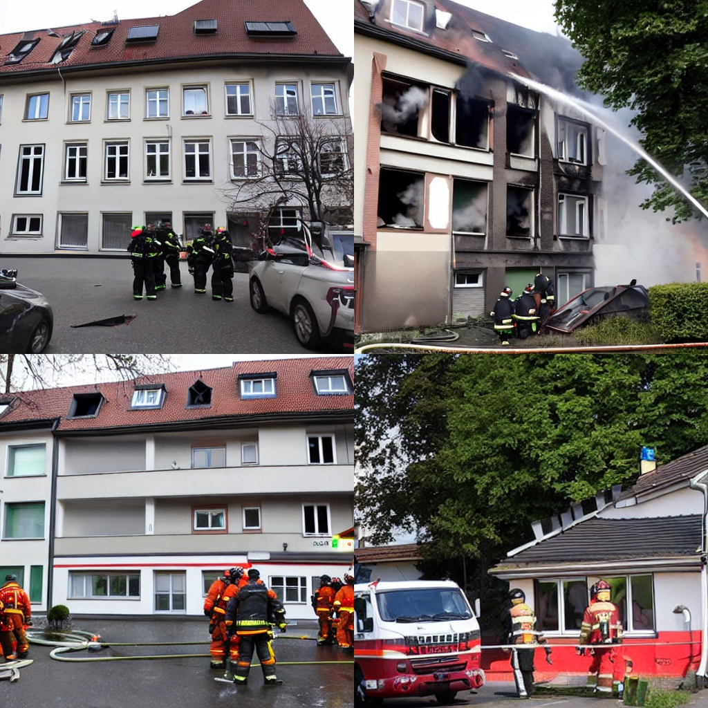 Brand in Mehrfamilienhaus in Spandau