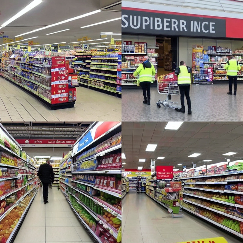 Polizeibericht Schwerer Raub in Supermarkt – Tatverdächtige mit Bildern und Video gesucht