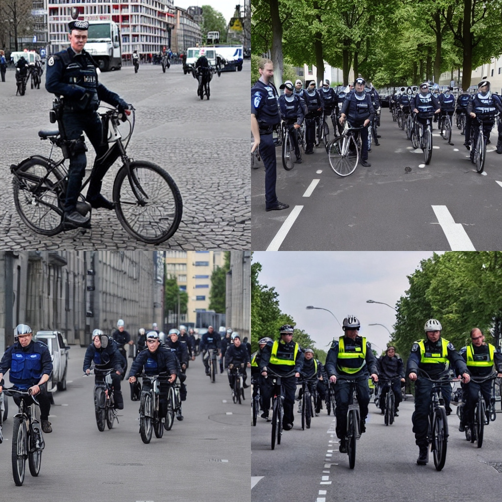 Aktionstag der Polizei Berlin zum Thema „Sicherheit rund ums Fahrrad“