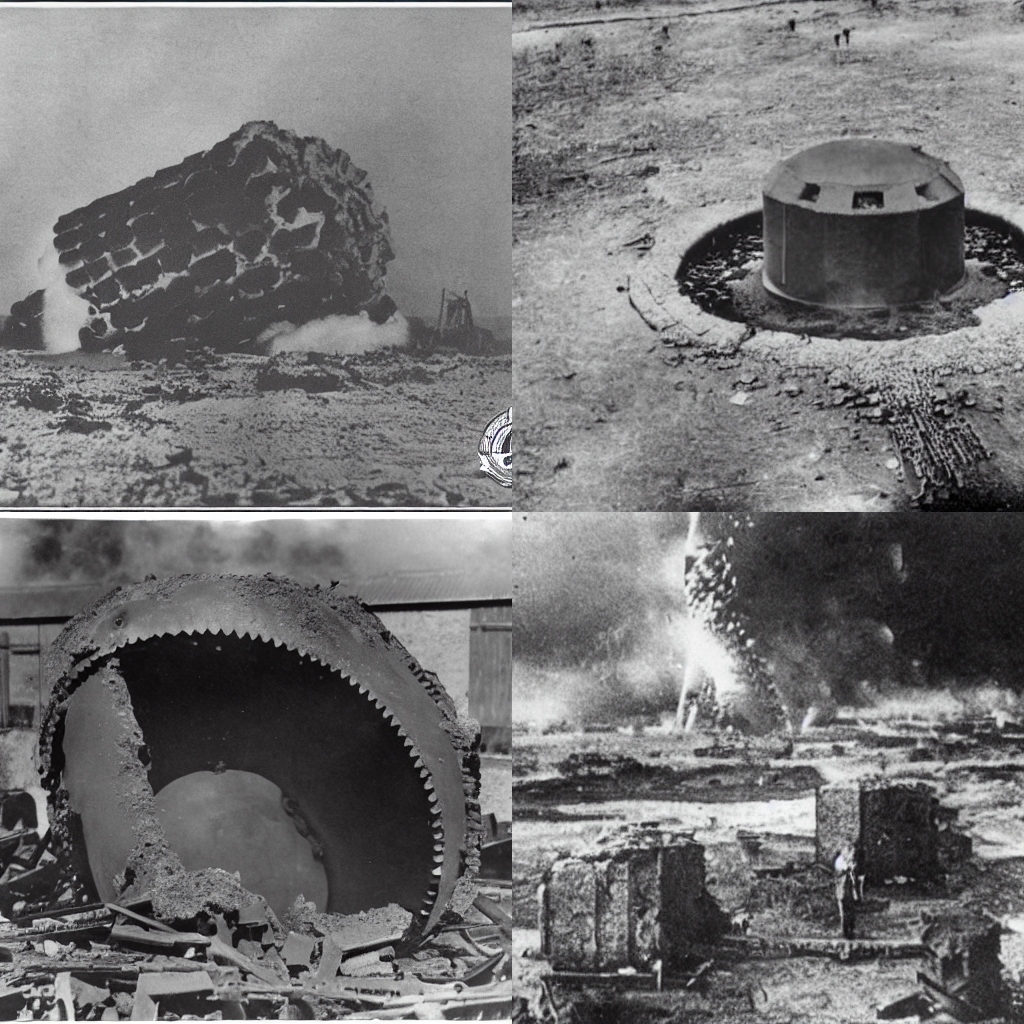Entschärfung einer Weltkriegsbombe