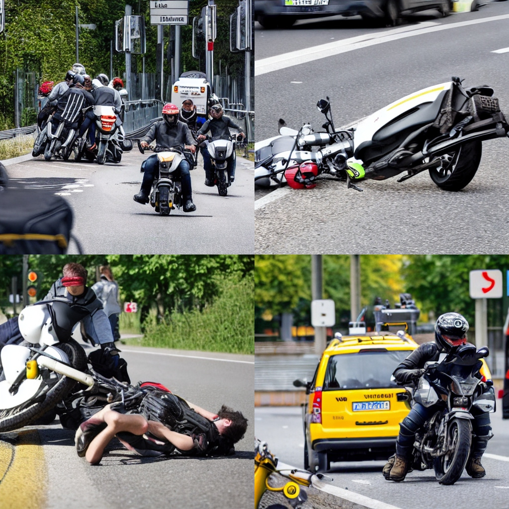 Motorradfahrerin bei Verkehrsunfall verletzt – Mutmaßlicher Verursacher flüchtet