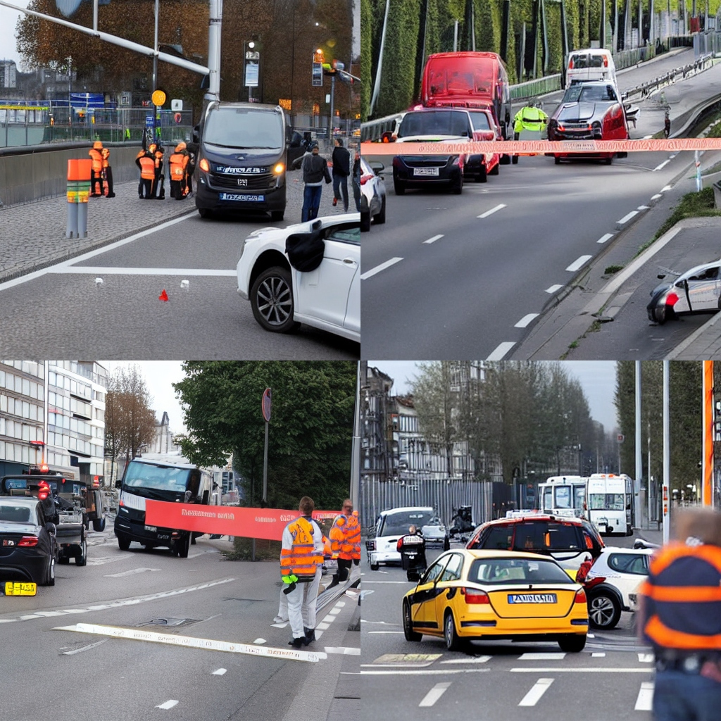 Polizeibericht Verletzte bei Verkehrsunfall nach verbotenem Autorennen