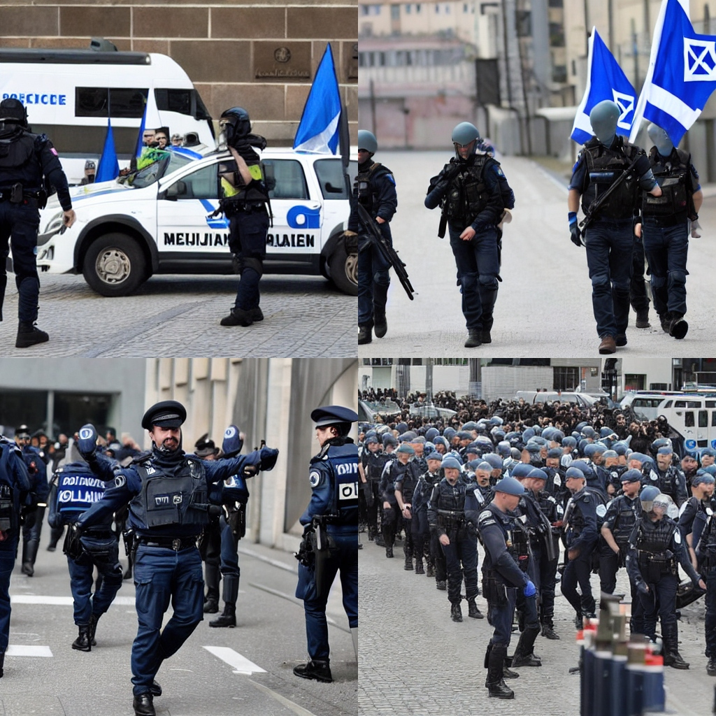 Polizeiliche Maßnahmen nach antiisraelischen Aktionen und Straftaten
