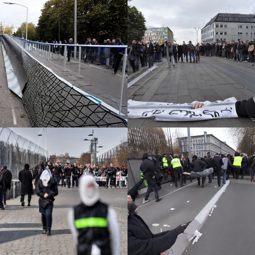 Antisemitische Schmierereien an den Resten der Berliner Mauer