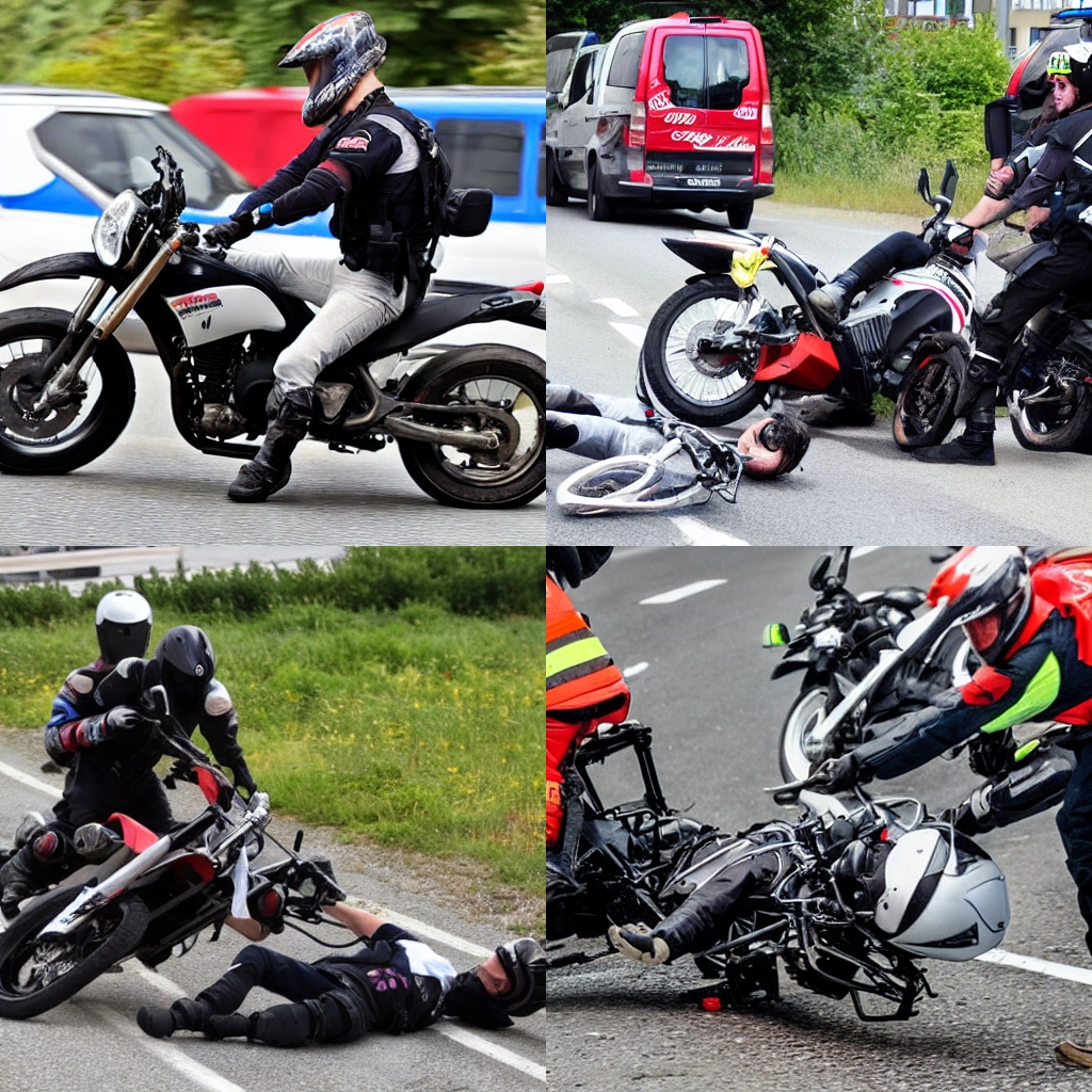 Polizeibericht Motorradfahrer bei Alleinunfall verletzt
