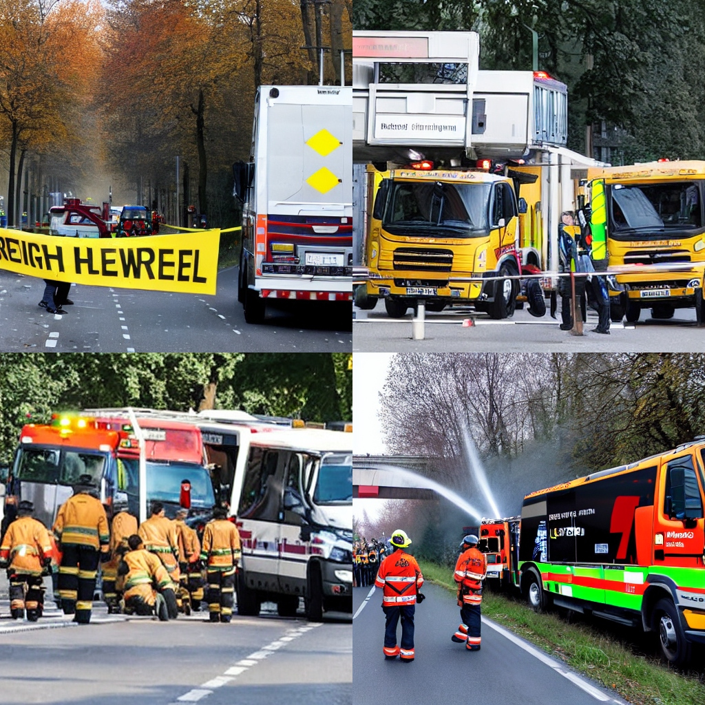 Polizeibericht Verkehrsunfall mit Beteiligung eines Löschzuges der Berliner Feuerwehr