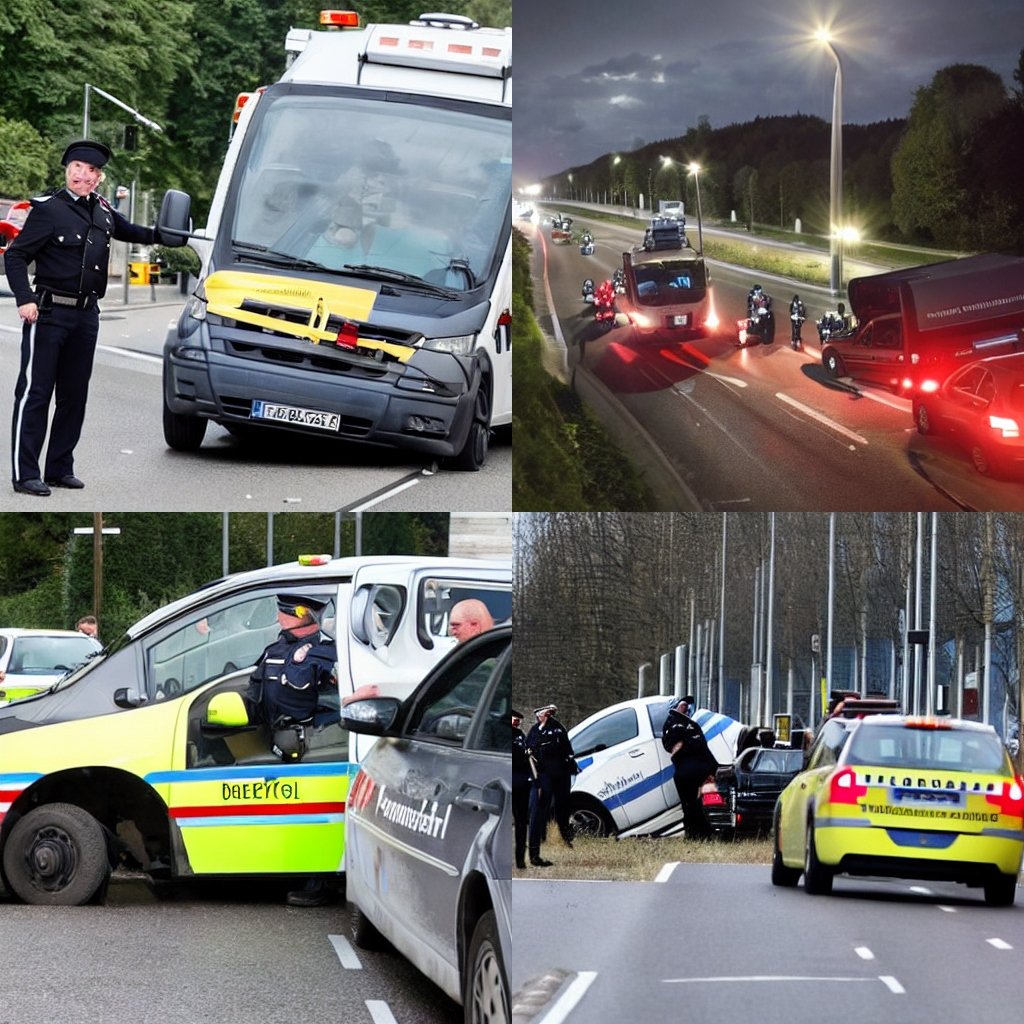 Verkehrsunfall mit Polizeibeteiligung
