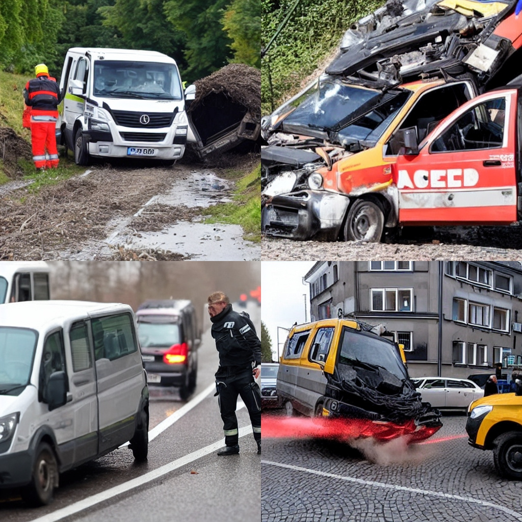 Polizeibericht Autos beschädigt und Einsatzwagen gerammt – Festnahme
