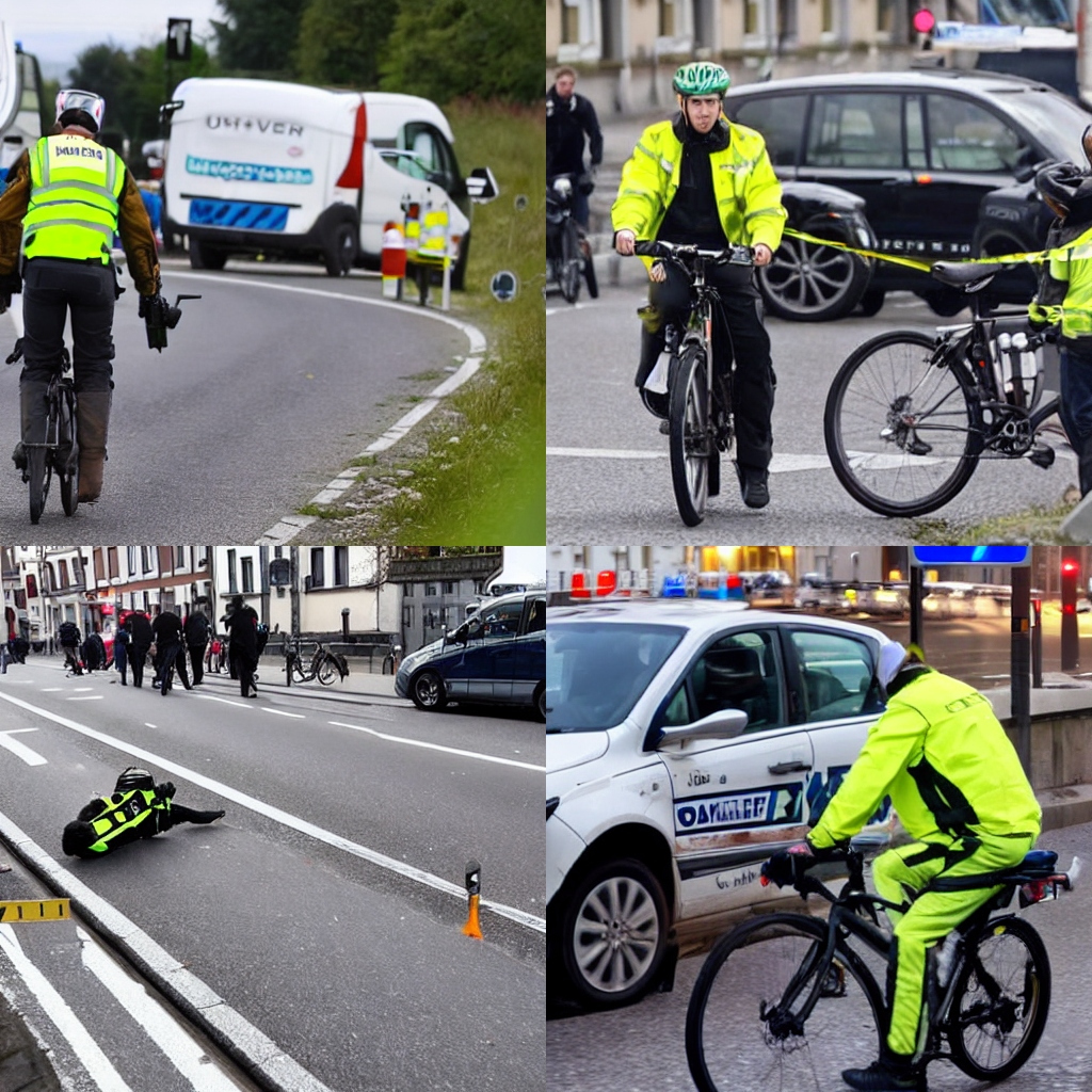Polizeibericht Radfahrer und Fußgängerinnen bei Unfall verletzt