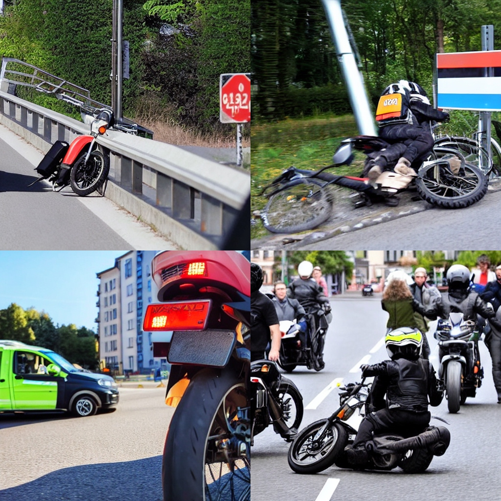 Polizeibericht Motorradfahrerin bei Verkehrsunfall verletzt