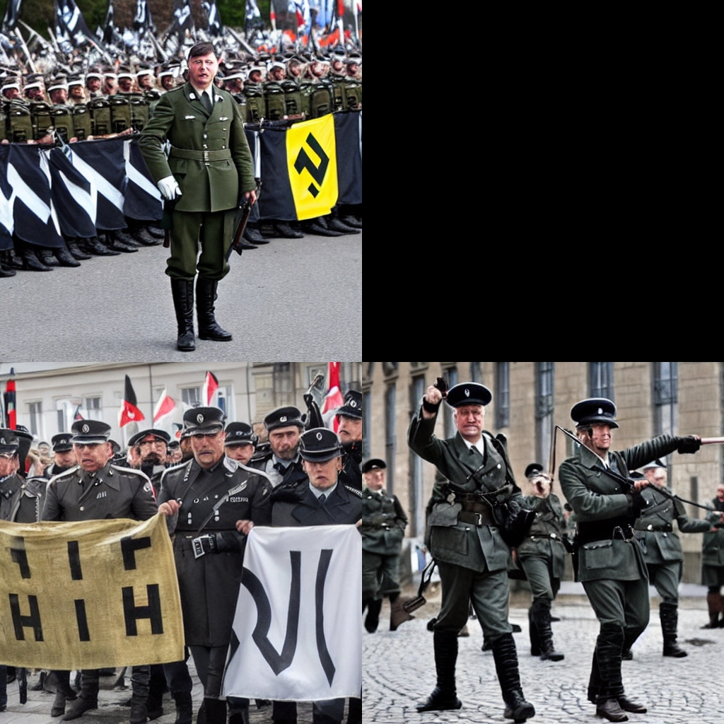 Hitlergruß gezeigt, mit Waffe bedroht und Widerstand geleistet
