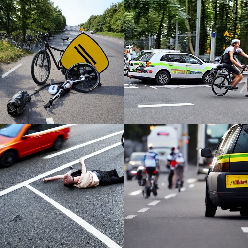 Radfahrer bei Verkehrsunfall verletzt