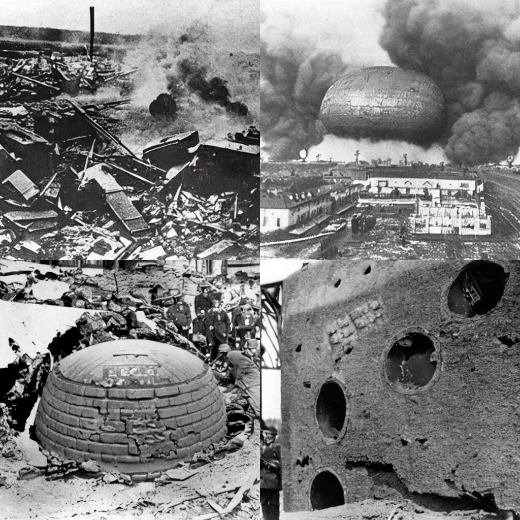 Entschärfung einer Weltkriegsbombe