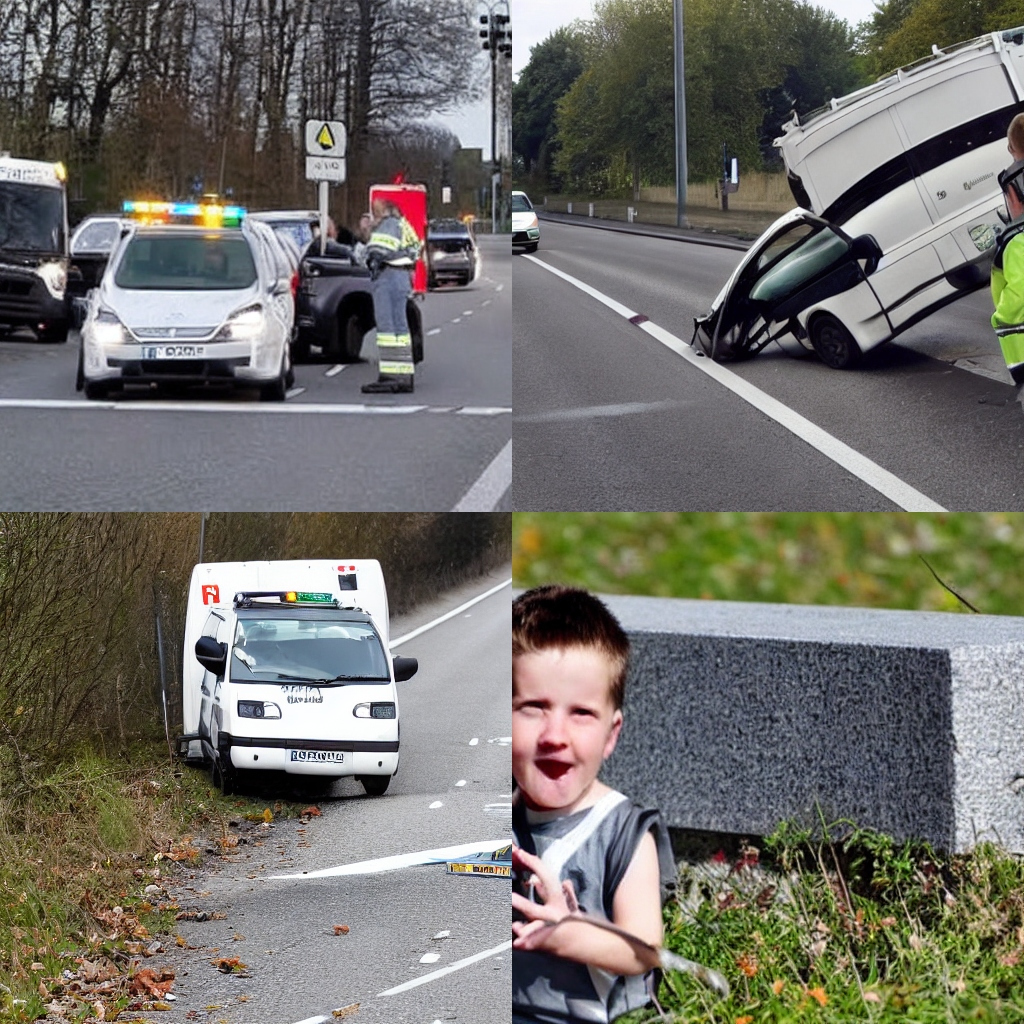 Kind bei Verkehrsunfall verletzt, Fahrerin flüchtet – Zeuginnen und Zeugen gesucht