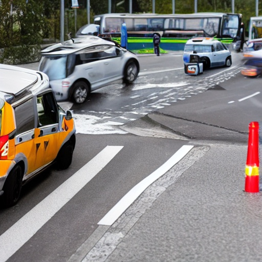 Polizeibericht Verkehrsunfall zwischen Rollstuhlfahrer und Autofahrer