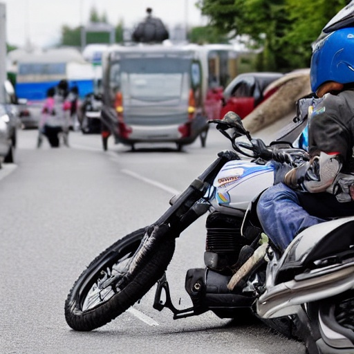 Motorradfahrer nach Verkehrsunfall im Krankenhaus
