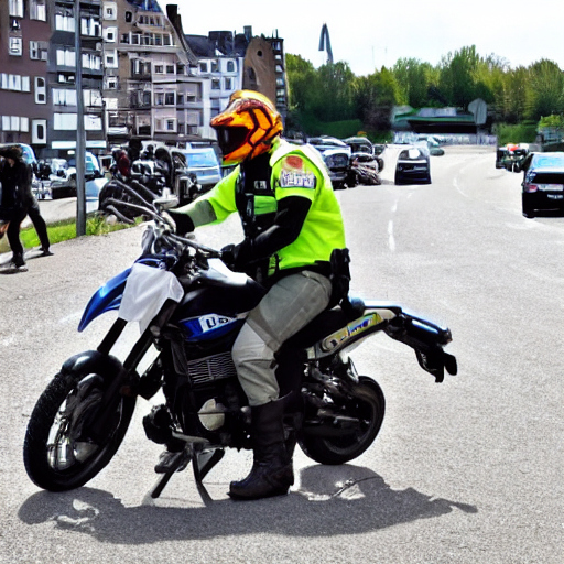 Motorradfahrer flüchtet vor der Polizei und wird festgenommen