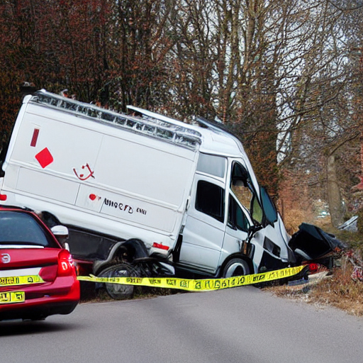 Verkehrsunfall mit verletzter Frau