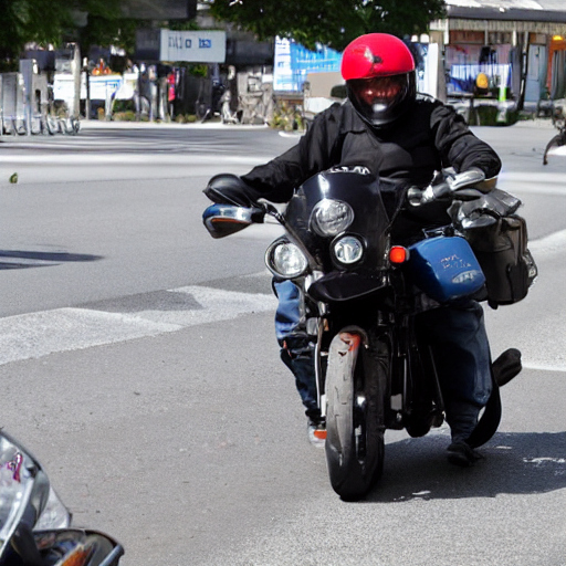 Mit dem Motorrad vor der Polizei geflüchtet - Festnahme