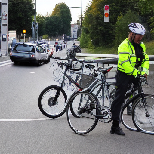 Verkehrsunfall mit verletzter Radfahrerin