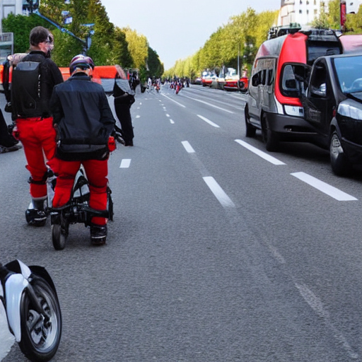 Polizeibericht Motorrollerfahrer bei Verkehrsunfall verletzt