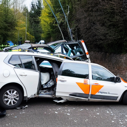 Verkehrsunfall nach Handynutzung am Steuer