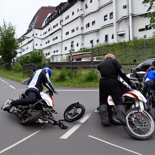 Polizeibericht Motorradfahrer nach Verkehrsunfall im Krankenhaus