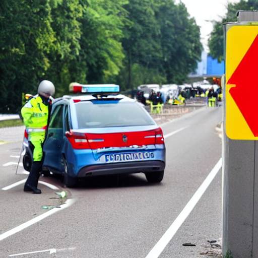 Verkehrsunfall mit Polizeibeteiligung