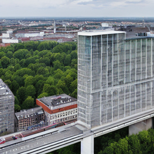 Betonklotz aus Hochhaus geworfen