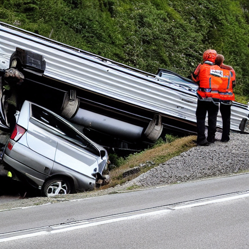 Verkehrsunfall auf Krankenhausgelände