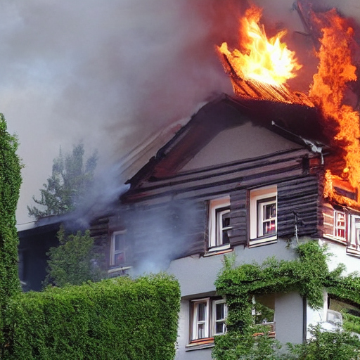 Polizeibericht Feuer in Mehrfamilienhaus – mutmaßliche Brandstifterin flüchtig