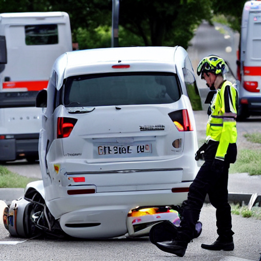 Polizeibericht Motorrollerfahrer nach Unfall im Krankenhaus