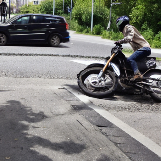 Polizeibericht Motorradfahrerin beim Verkehrsunfall verletzt