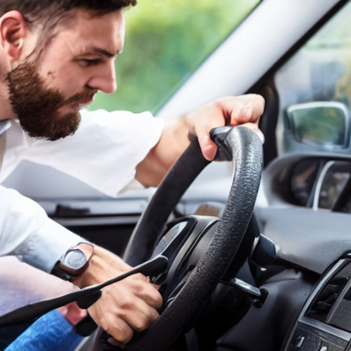 Fahrgäste schlagen und würgen einen Mann am Steuer