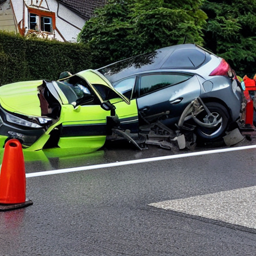 Unfall auf der Stadtautobahn - Verdacht auf Autorennen