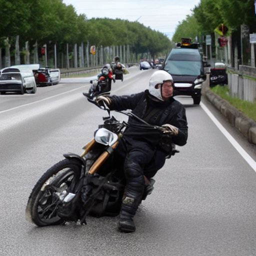 Polizeibericht Motorradfahrer bei Verkehrsunfall verletzt