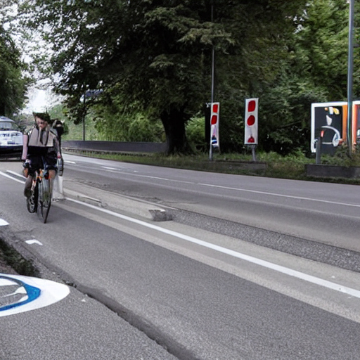 Radfahrer bei Verkehrsunfall verletzt