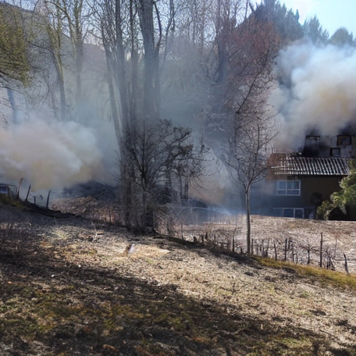 Brand auf Firmengelände