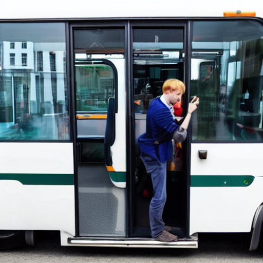 Fahrgäste im Bus gestürzt