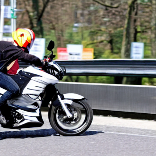 Polizeibericht Zusammenstoß im Gegenverkehr - Motorradfahrer verletzt