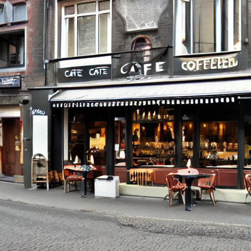 Café beschmiert