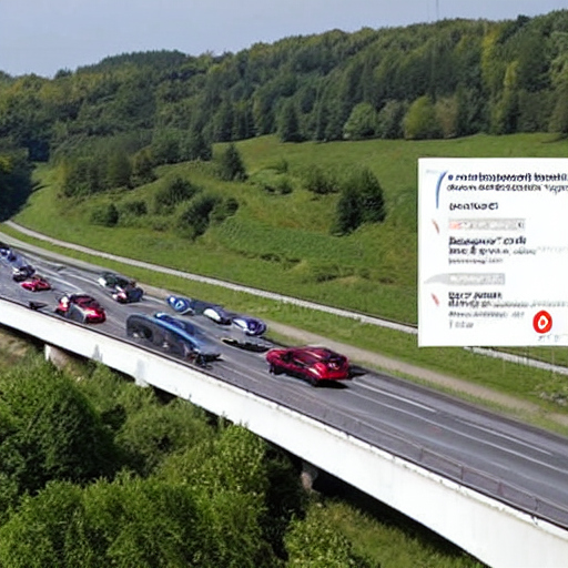 Polizeibericht Mehrere Fahrzeuge auf der Stadtautobahn zusammengestoßen