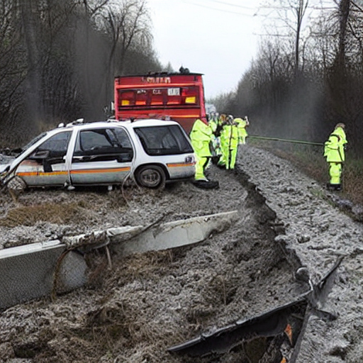 Polizeibericht Mehrere Einsatzkräfte durch Verkehrsunfall verletzt