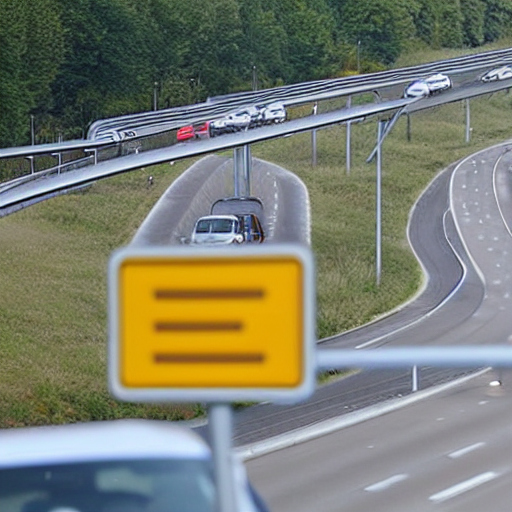 Verkehrsunfall auf der Stadtautobahn