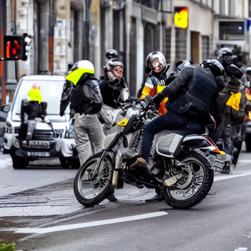 Motorradfahrerin nach Verkehrsunfall verletzt