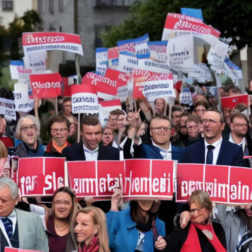 Schmiererei an Parteigeschäftsstelle